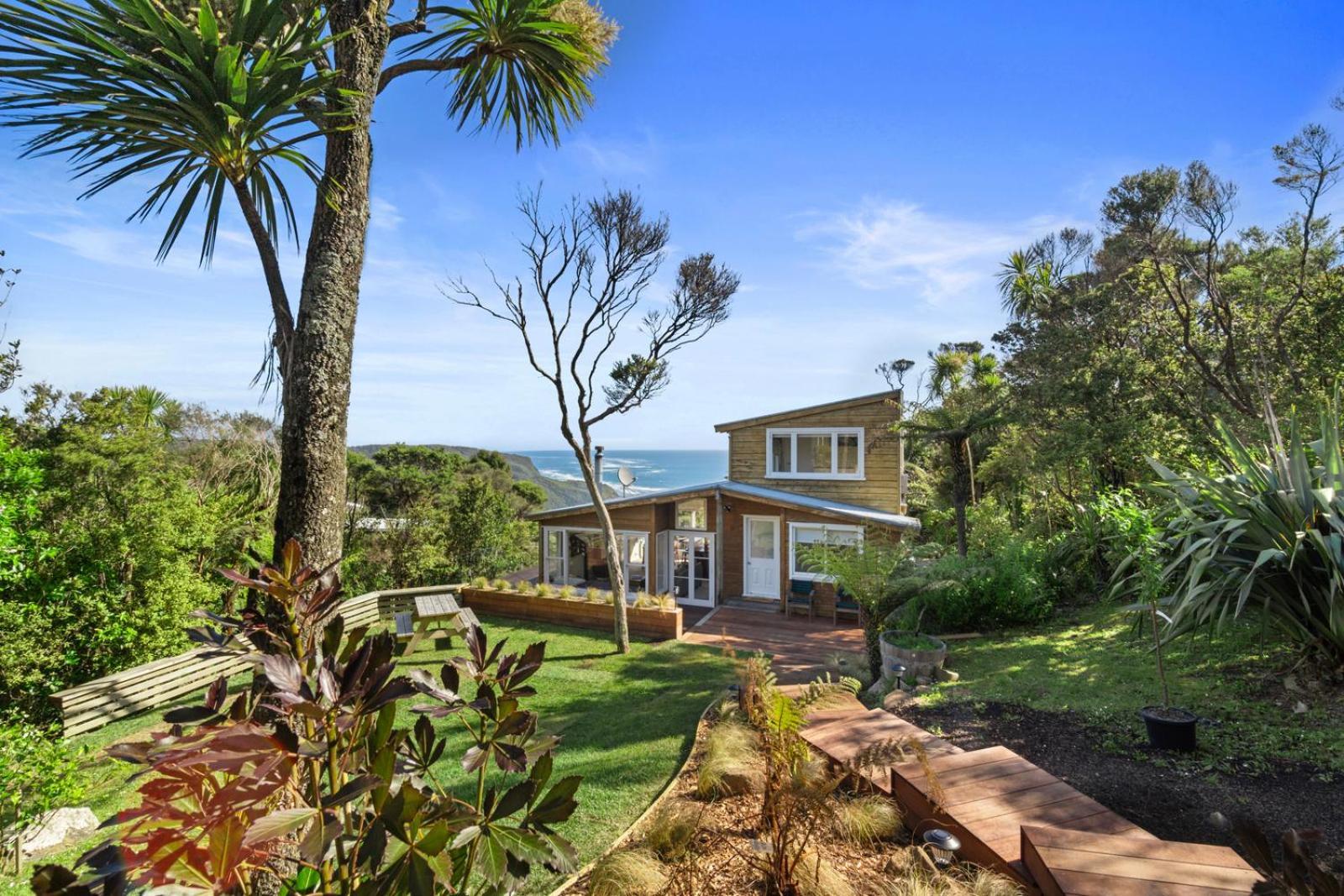 Piha - City Escape, Piha Holiday Home Exterior foto